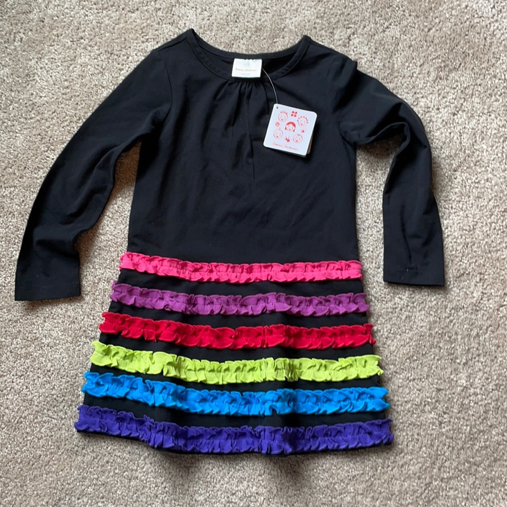 Hanna Andersson dress, size 110 (see size chart pic)